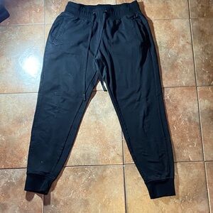 Athletic Works Black Joggers with Elastic Waistband